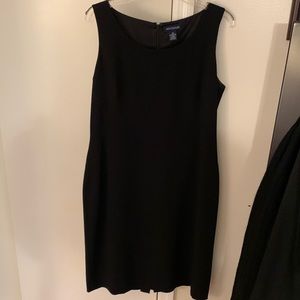 Ann Taylor, black sheath suit dress